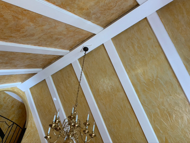 before photo of ceiling