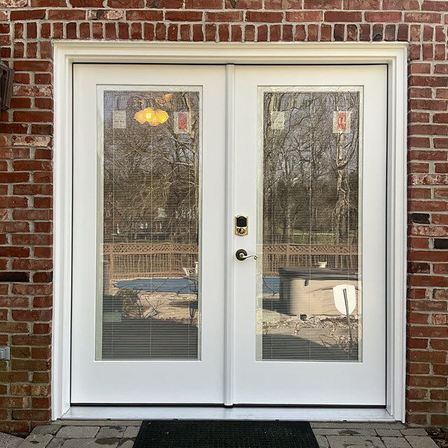 photo of repainted exterior trim