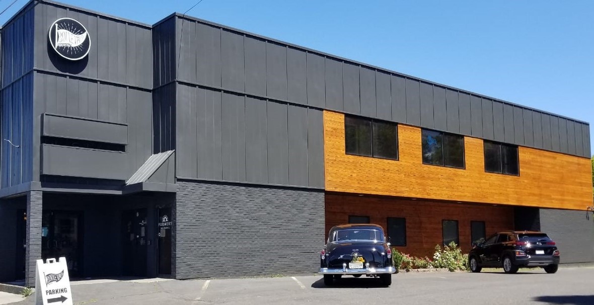 Commercial exterior painting after picture