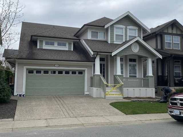 exterior of home in langley after painting