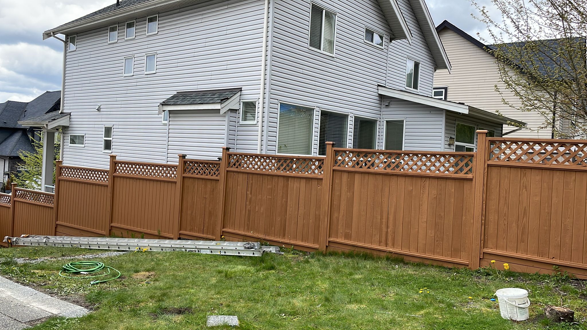 exterior after painting