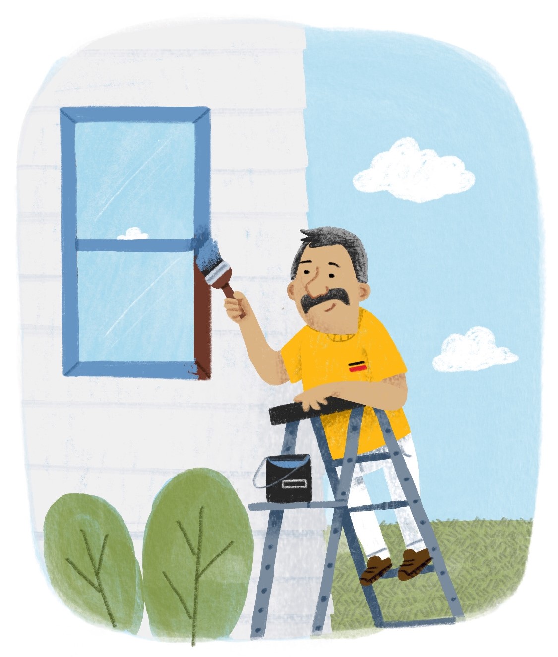 outdoor residential illustration