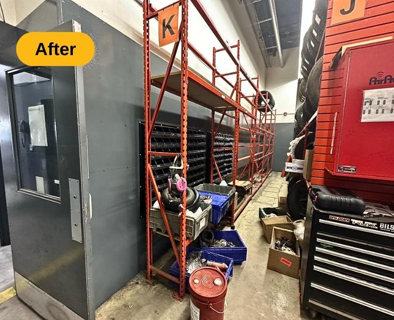 Siding after painting