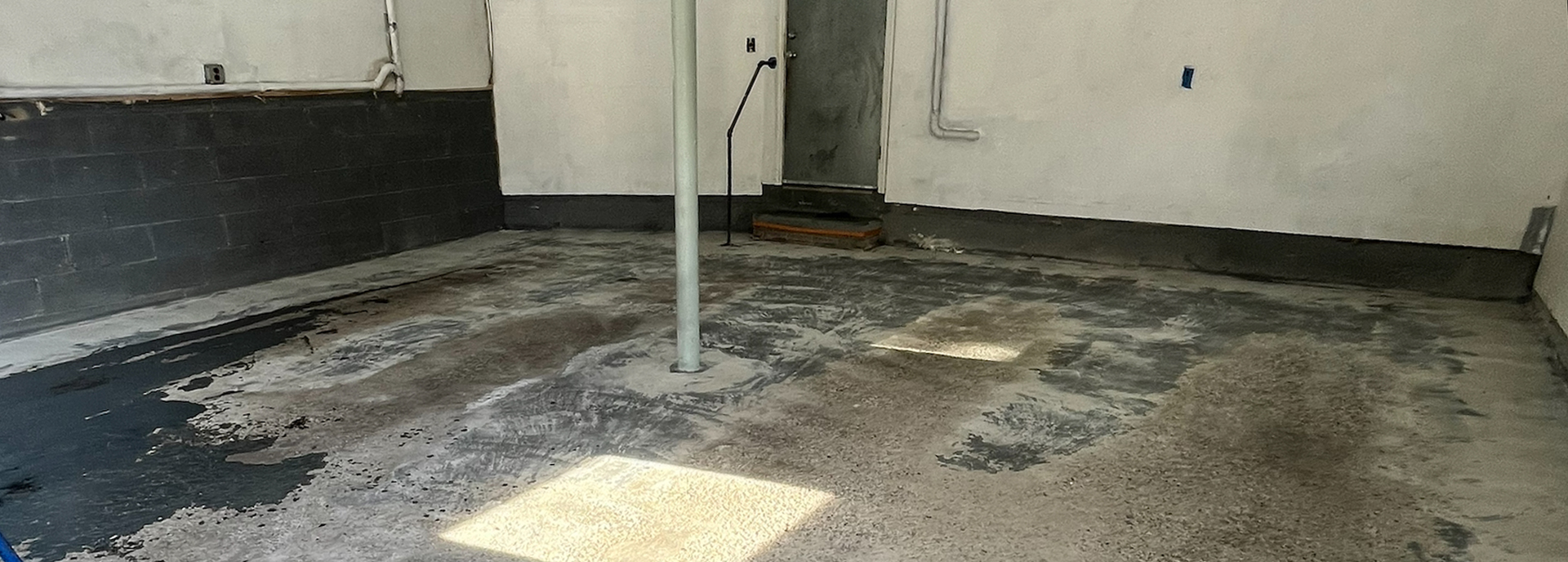 Before Garage Floor Coating Valhalla, NY