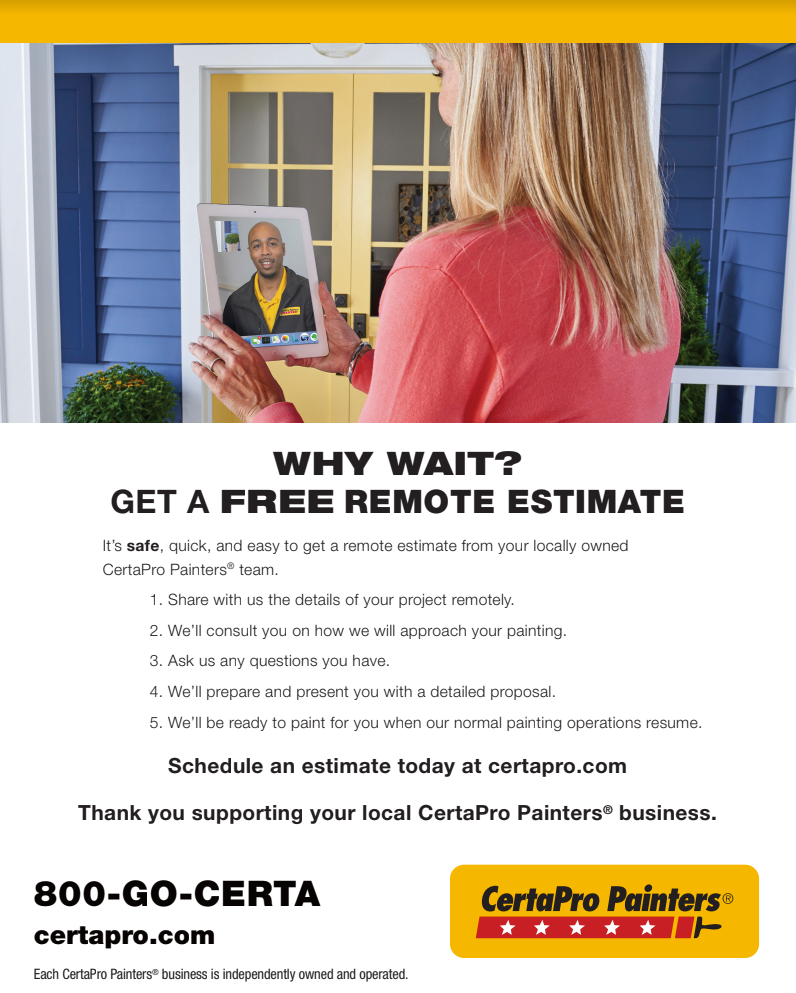 certapro remote estimates