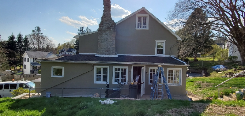 house painting chester county - side view