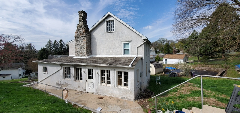 house painting chester county - side view