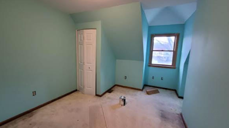 upstairs room before painting