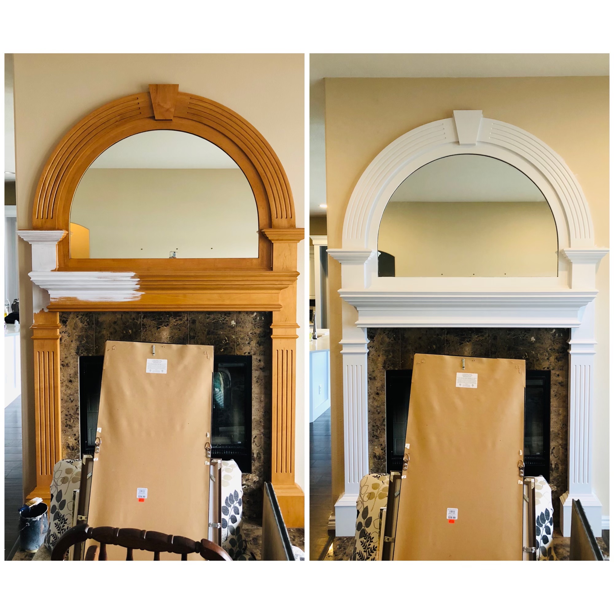 before and after cabinets