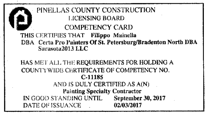 Pinellas County C-11185