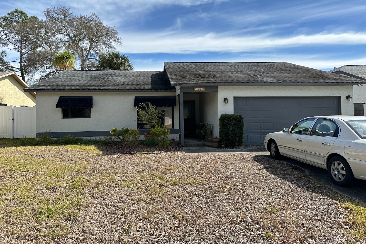 Clearwater exterior painting before and after Before