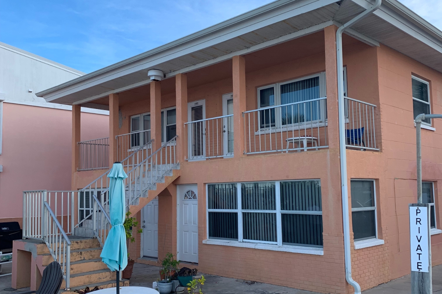 Indian Rocks Beach exterior painting before photo