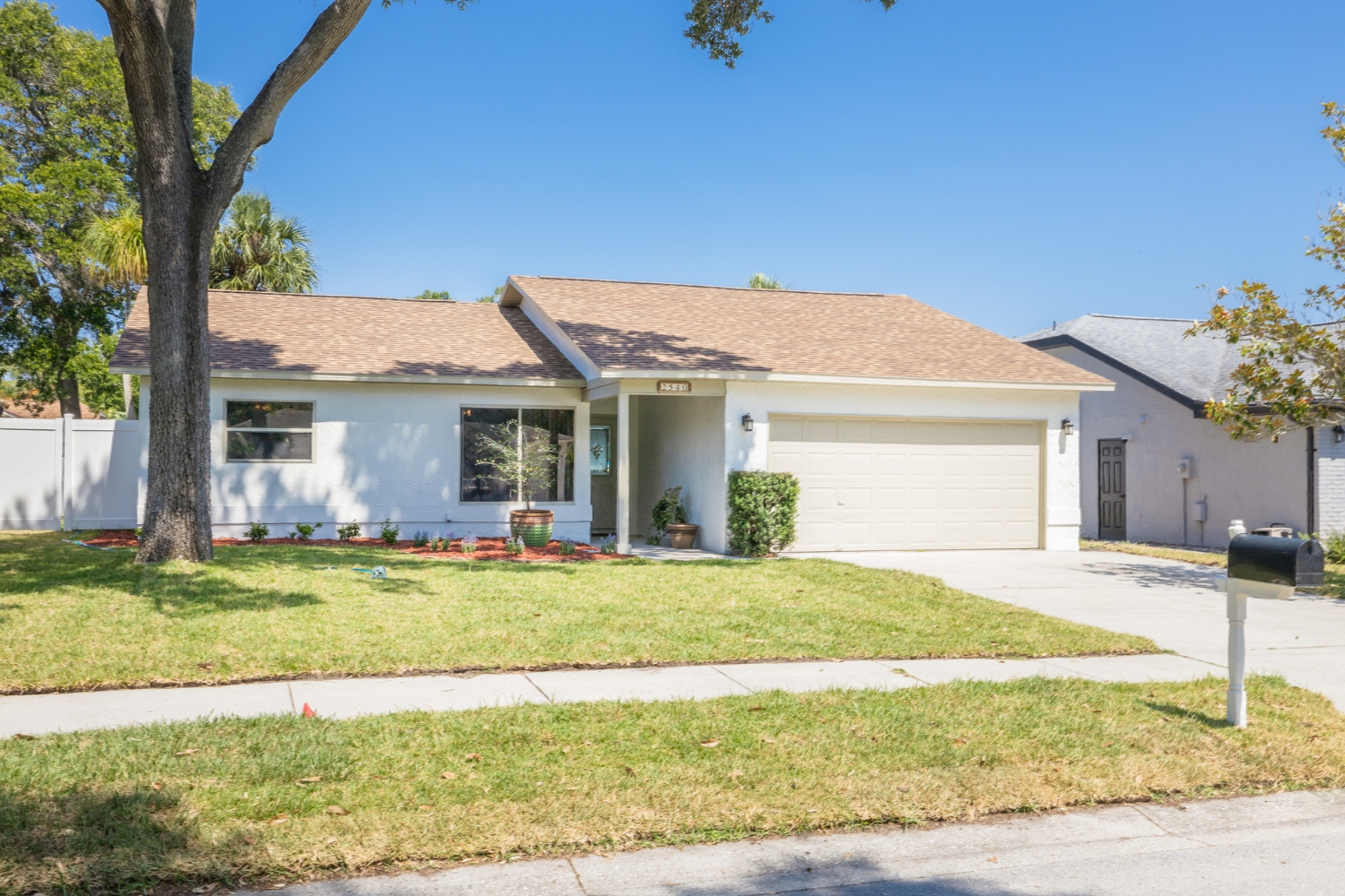 Clearwater exterior painting after photo side angle