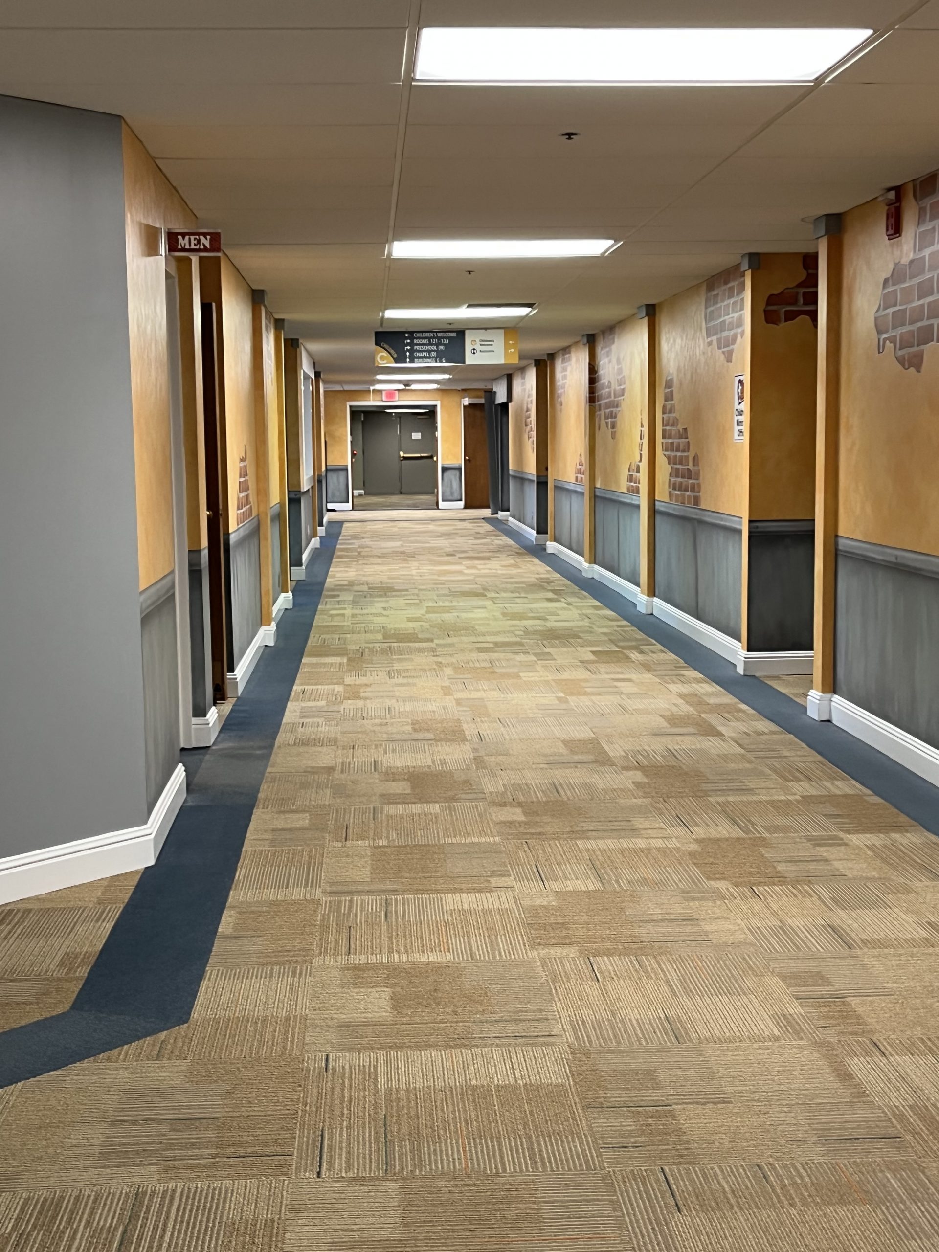 hallway interior painting nashville tn before