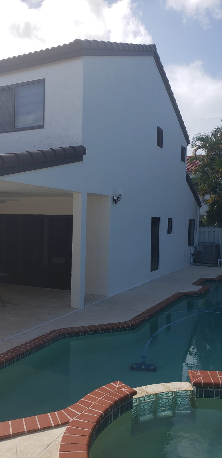 Rear Exterior Doral-North Miami Home Makeover After