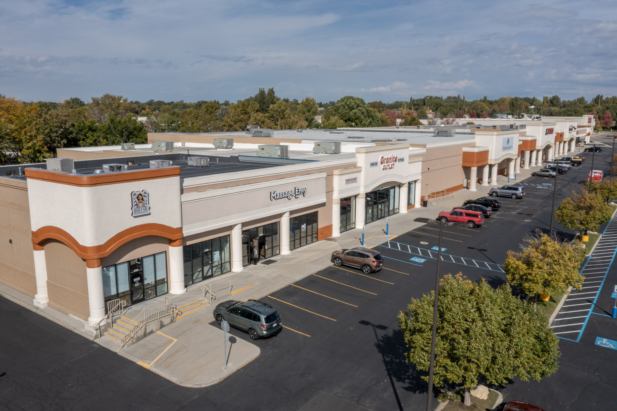 exterior retail painting after