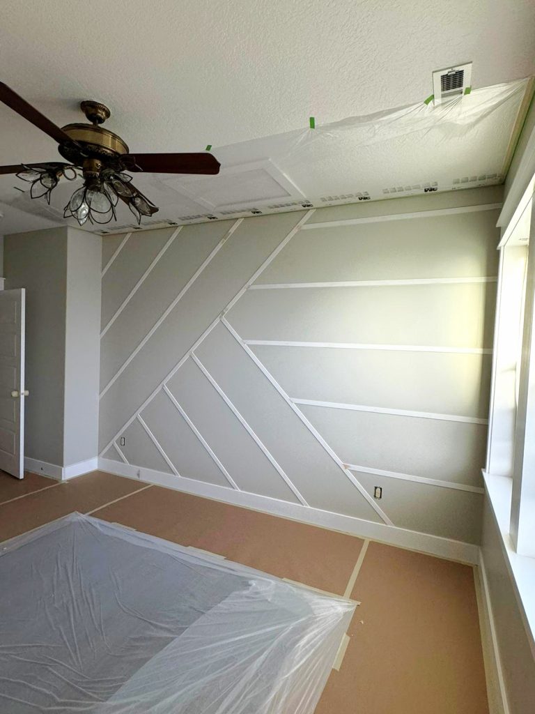 Focal Wall Painting Service Before