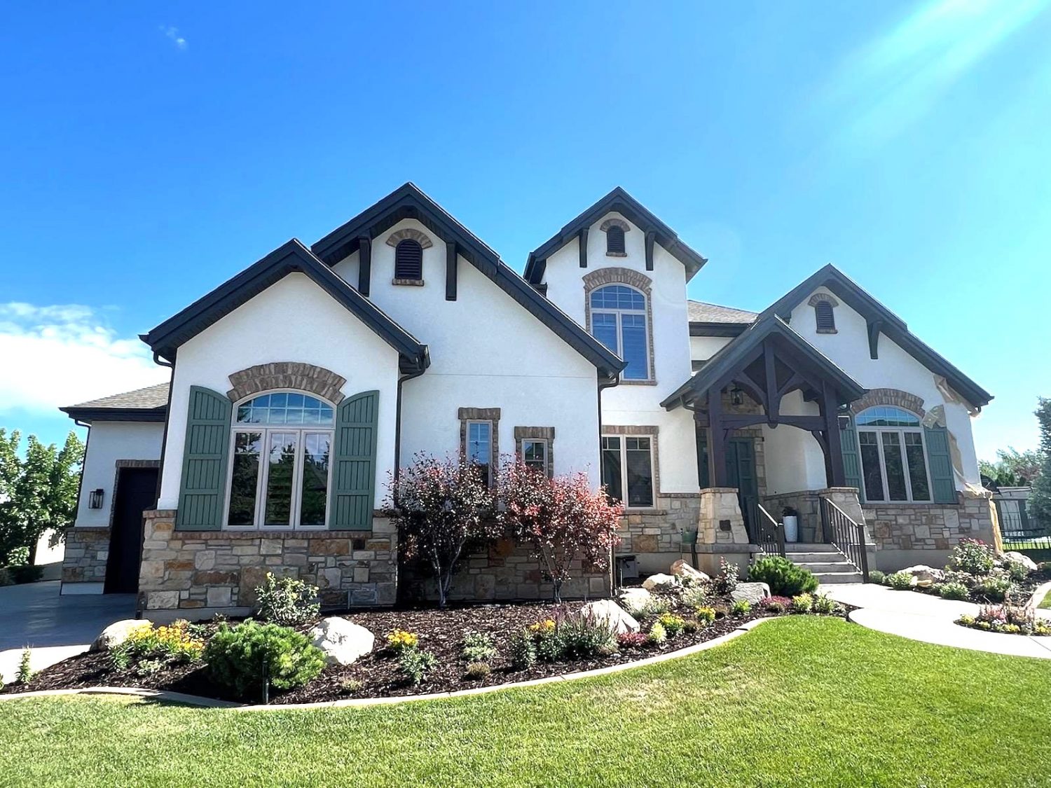 stucco home