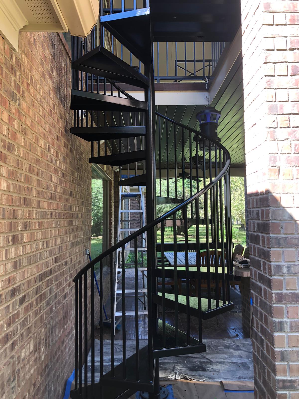 Painted Iron Stairs Copy After