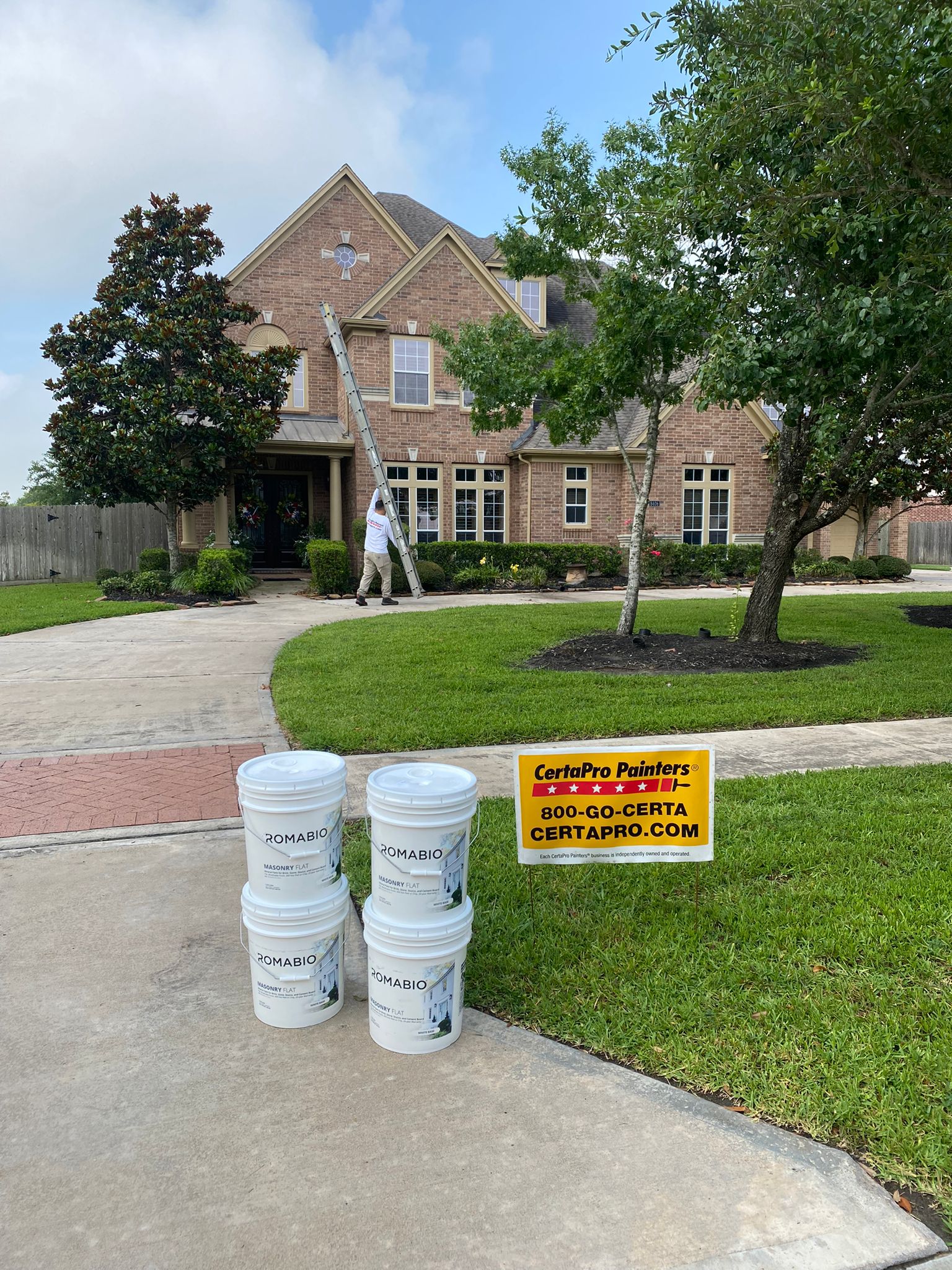 before exterior romabio masonry flat