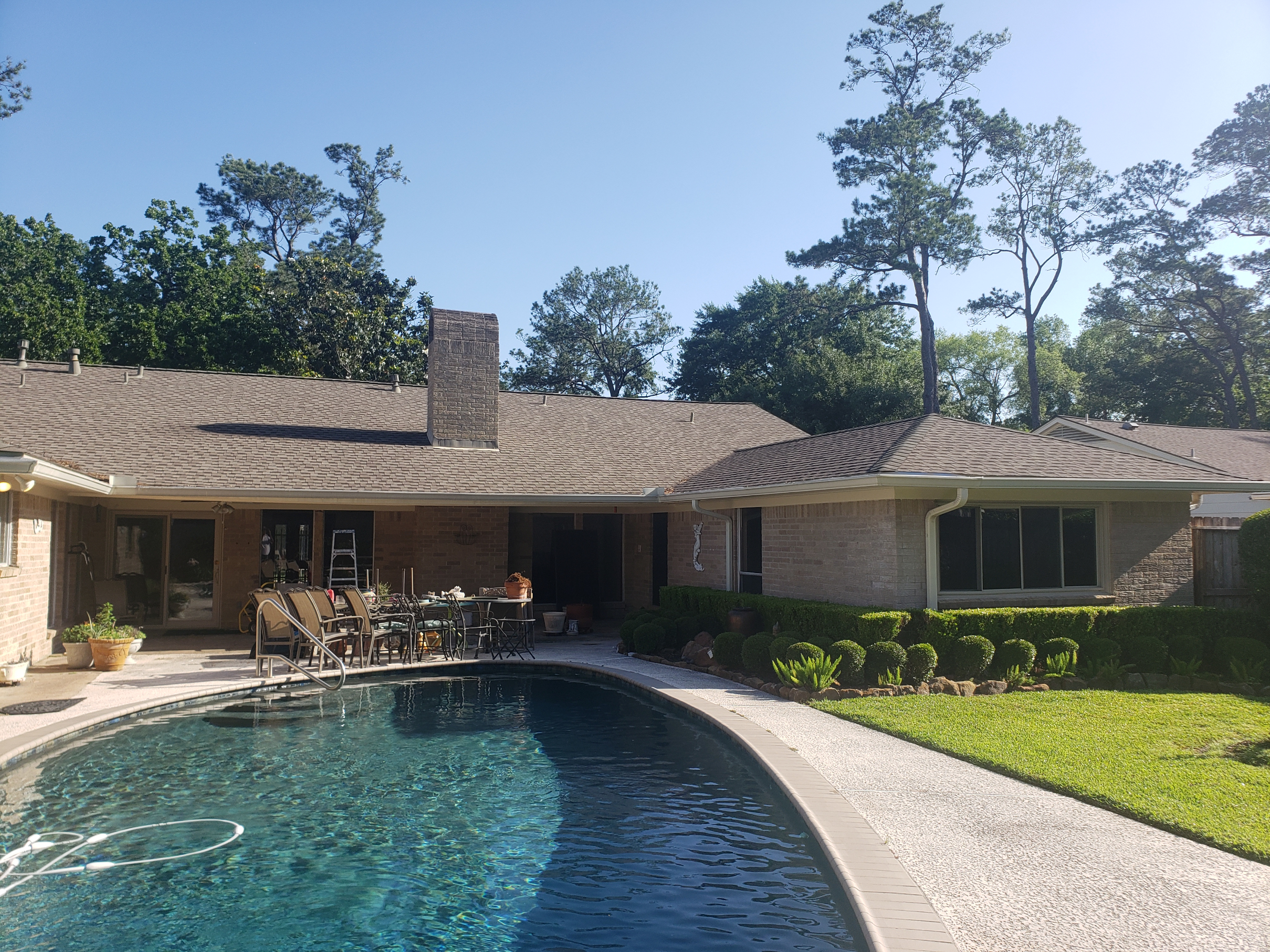 exterior residential project before image