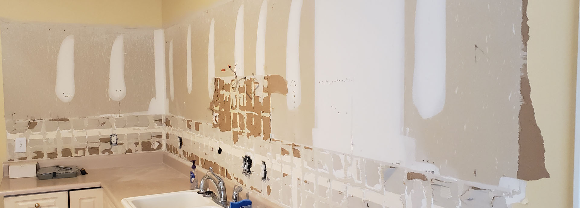 Drywall Repair Before