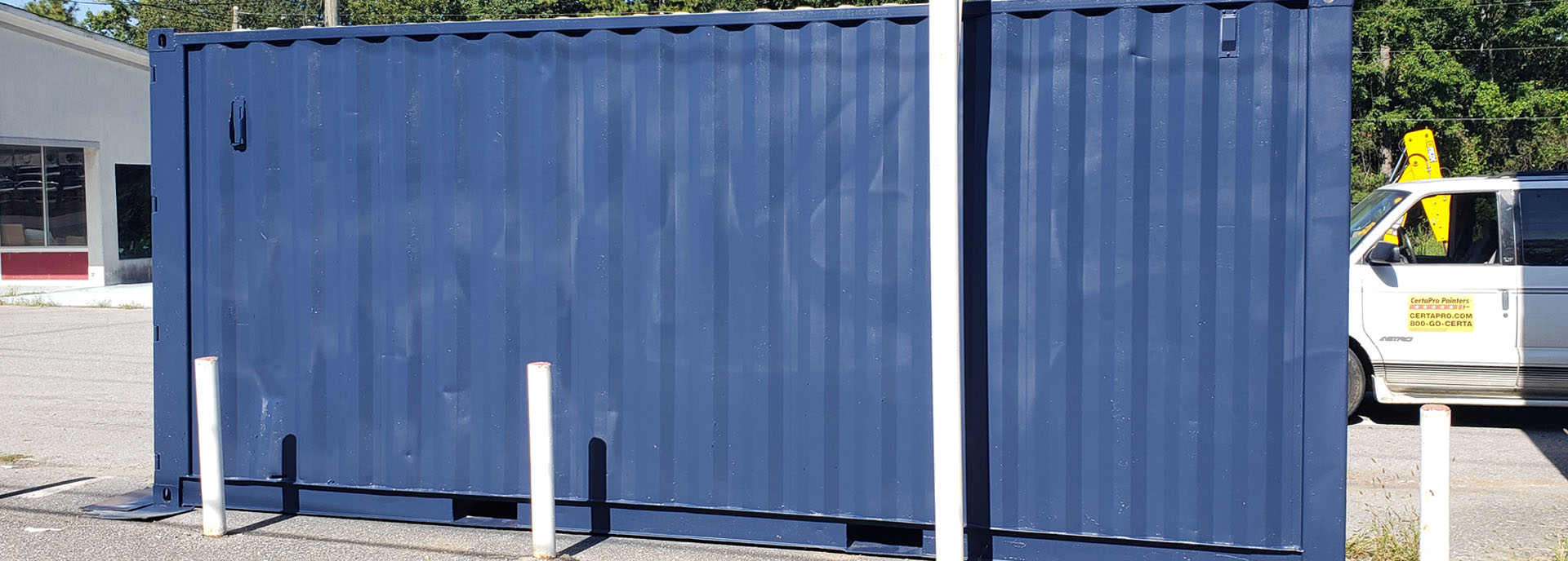 Professional Conex Box Painting