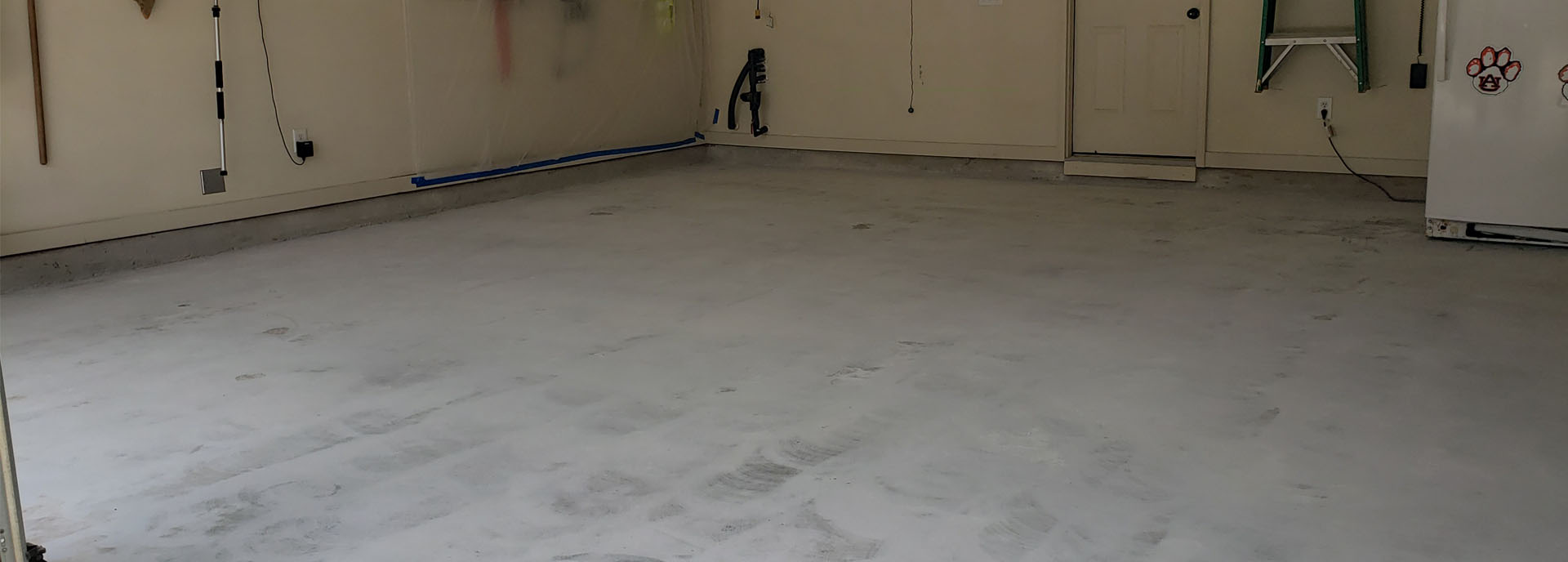 Before garage floor coatings Hoover, AL