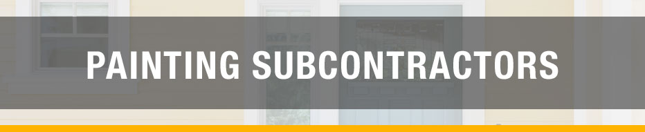 painting subcontractor jobs fayetteville nc