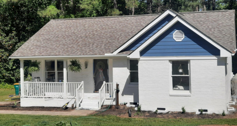 after residential painting