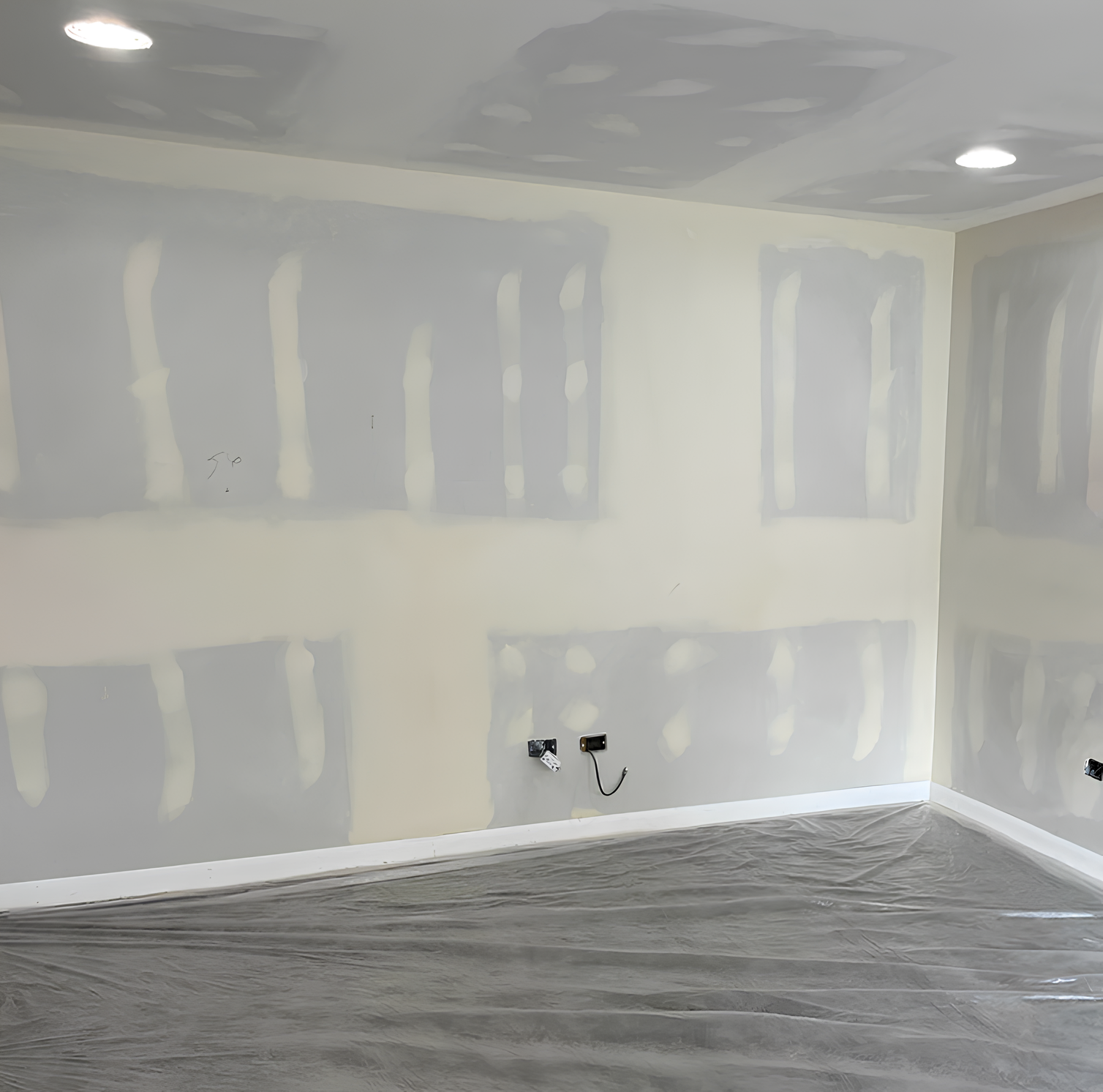 Drywall Repair Project in Homewood, IL Before