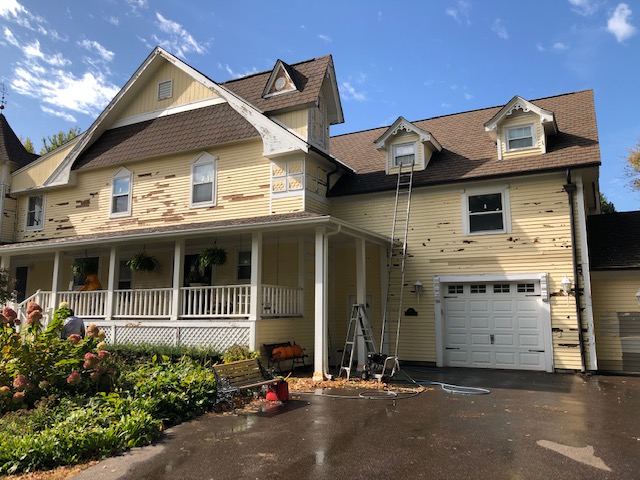 Exterior House Painting in Orono, MN - Before