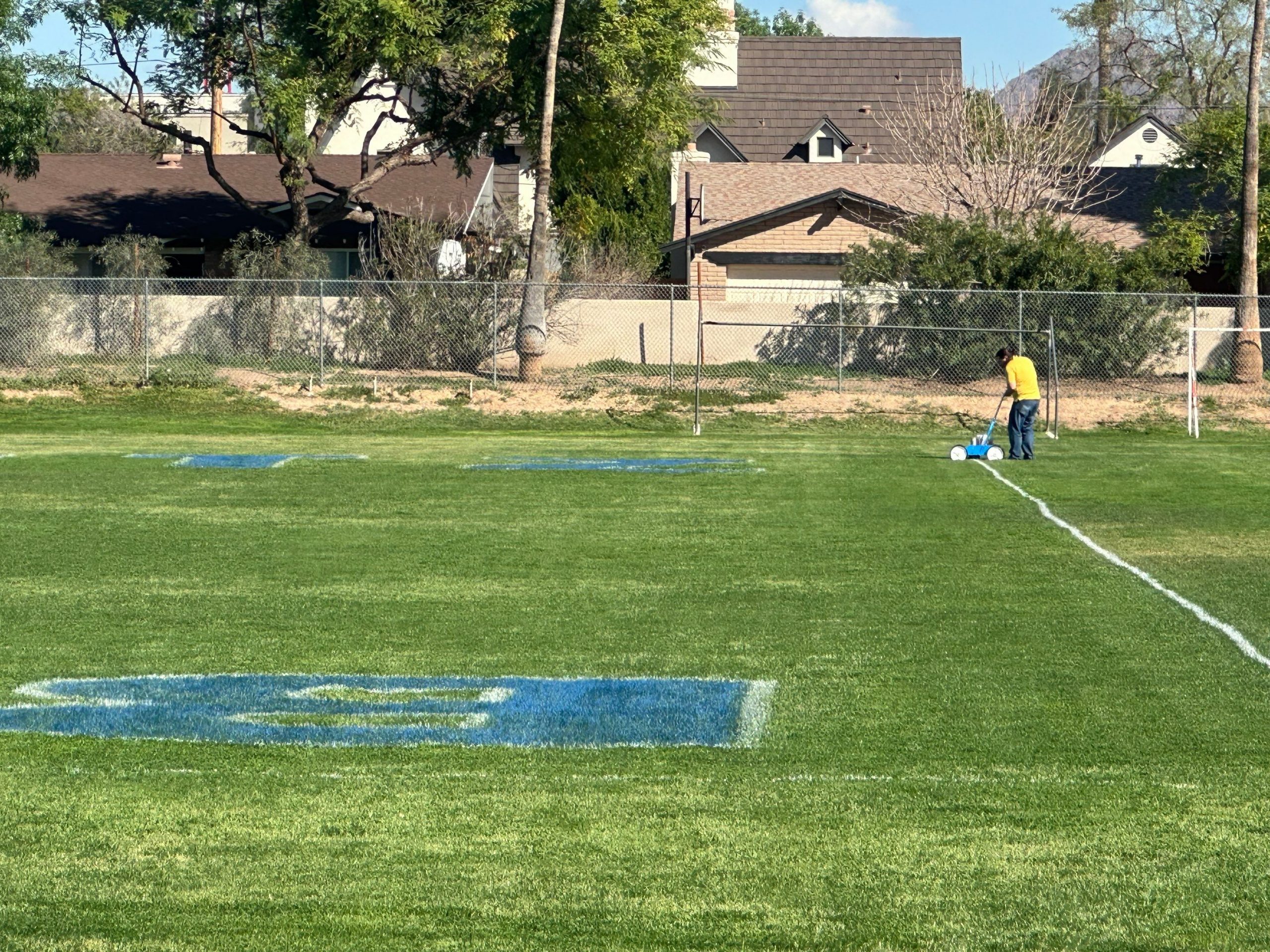 Painting The Flag Football League Field