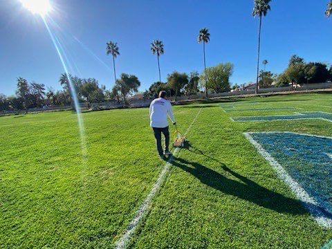 Painting The Flag Football League Field