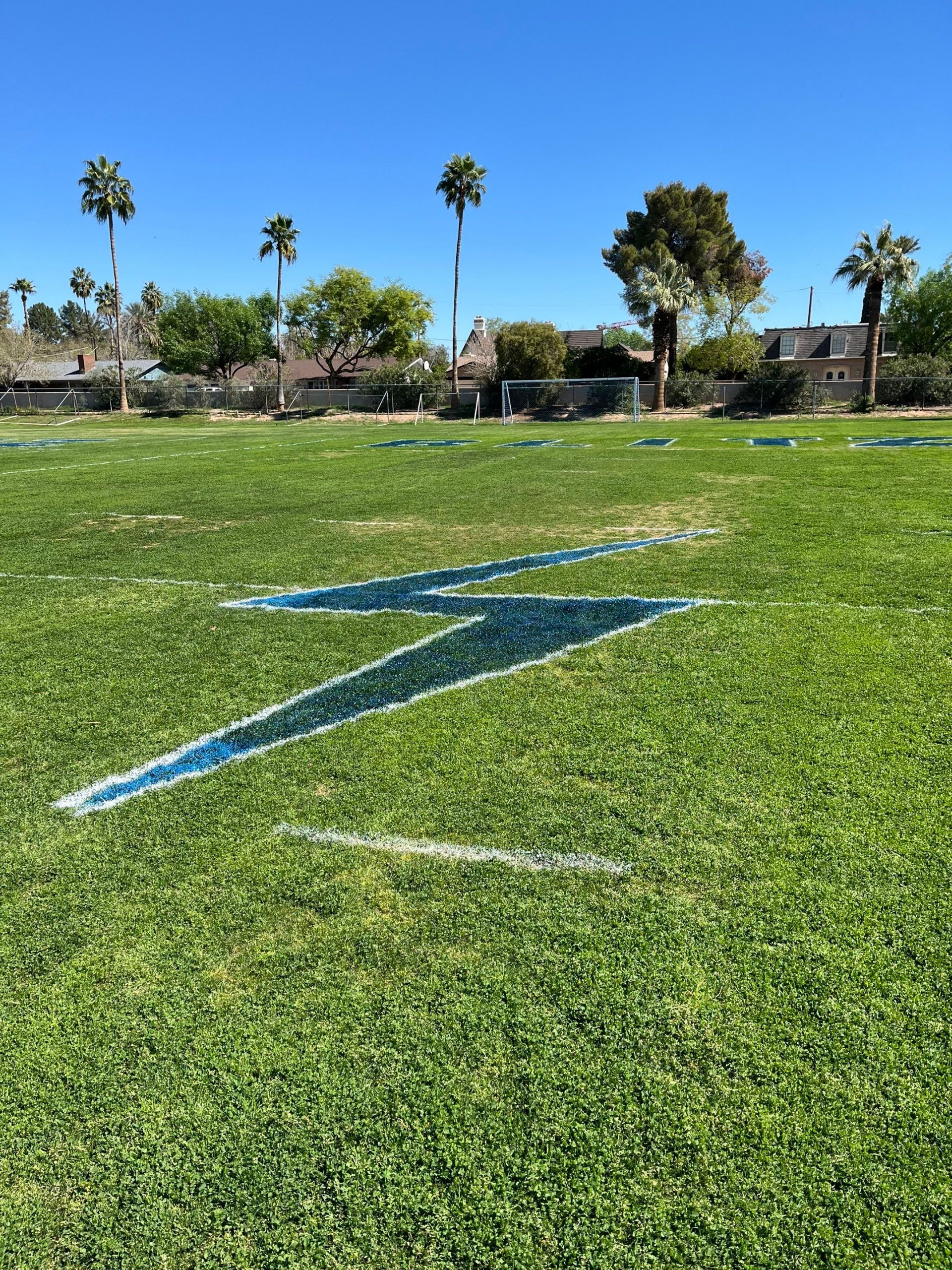 Painting The Flag Football League Field