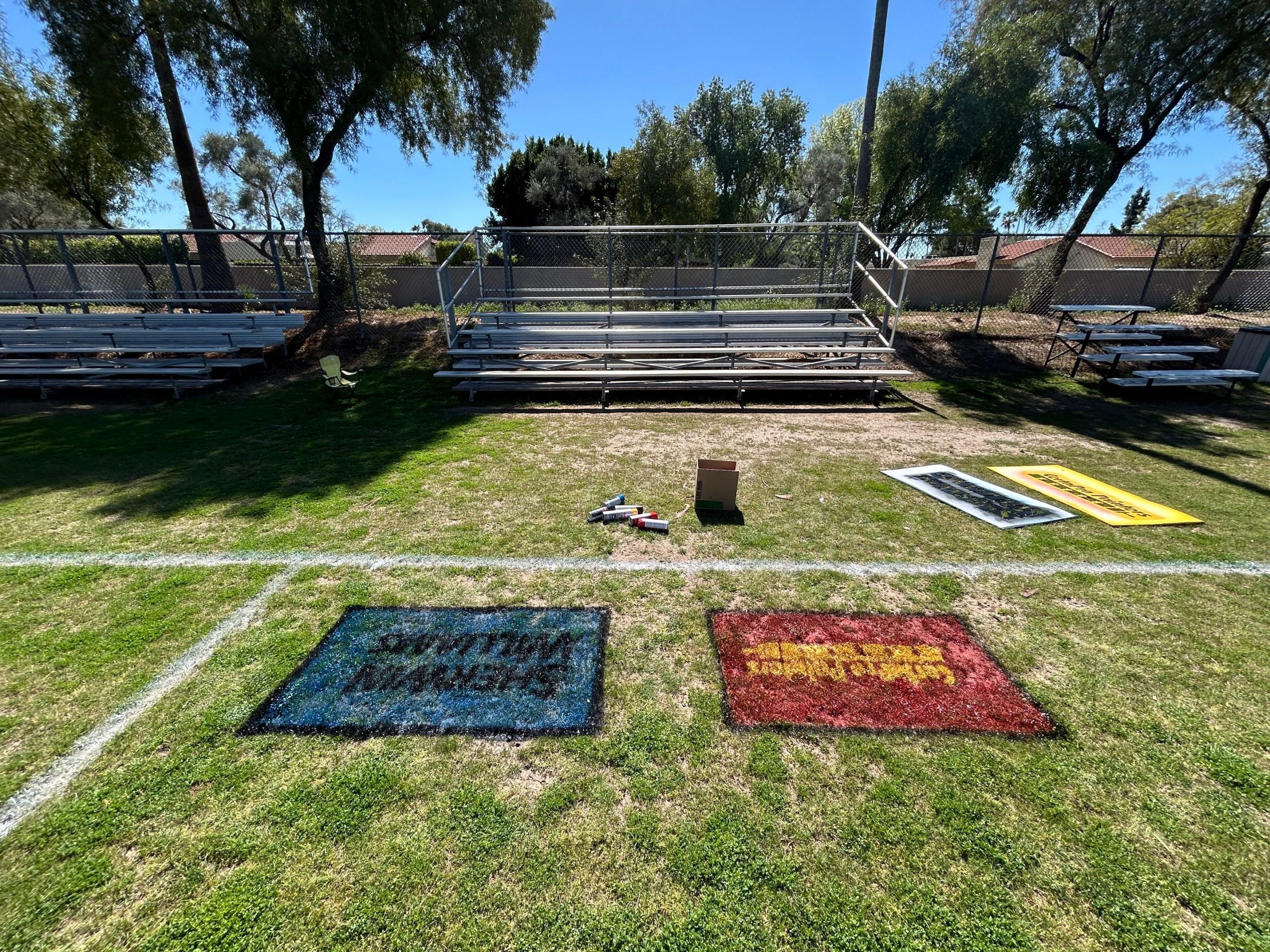 Painting The Flag Football League Field