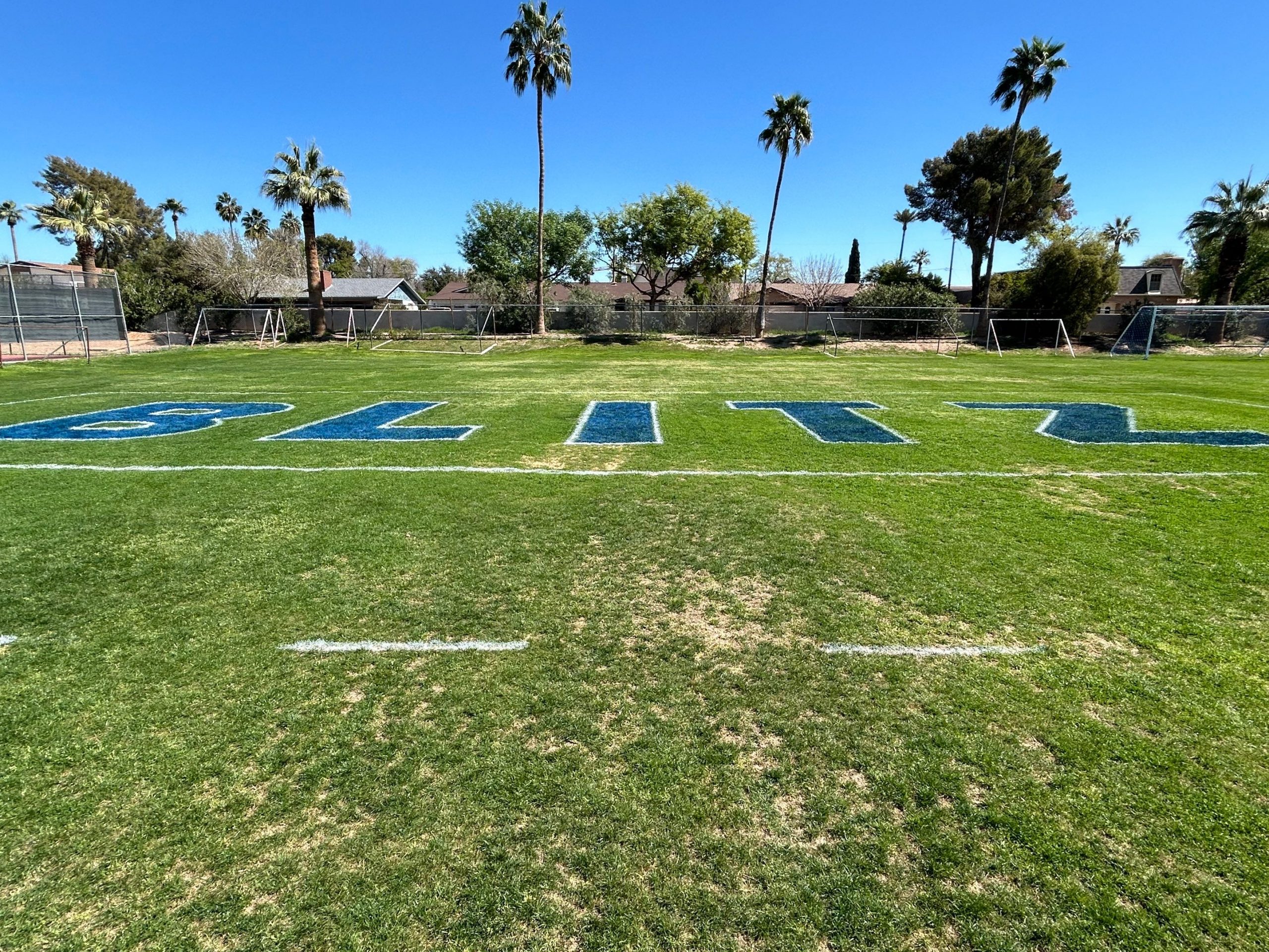 Painting The Flag Football League Field