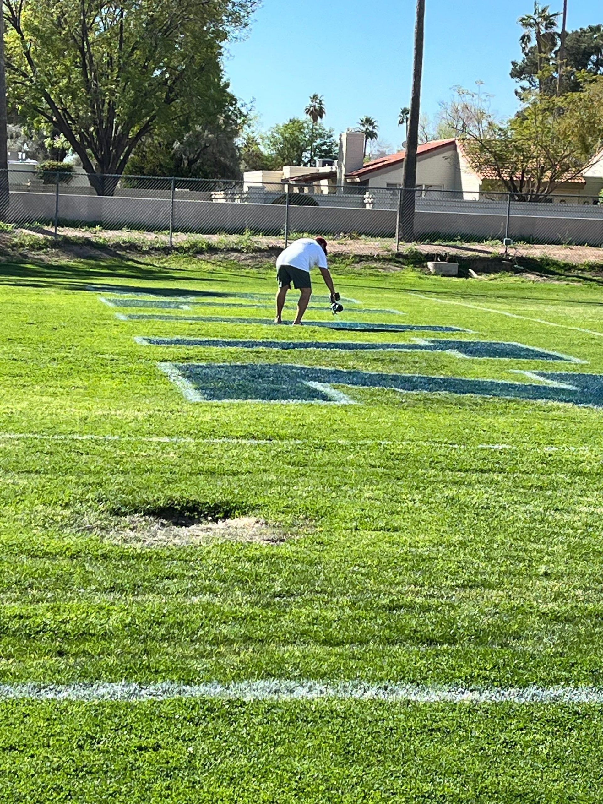Painting The Flag Football League Field