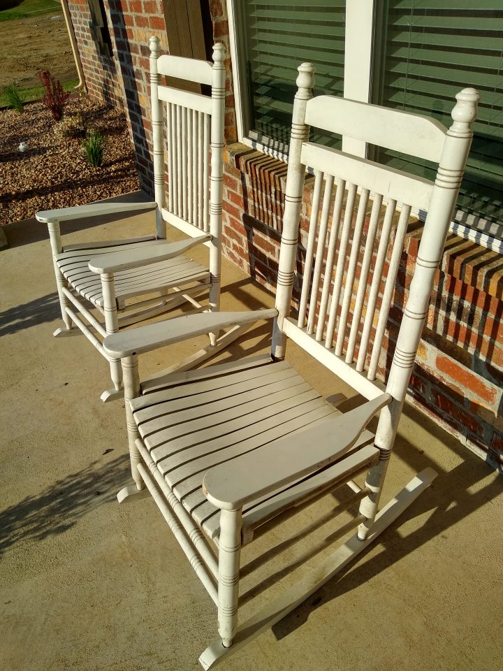 And Sometimes We Paint Rocking Chairs… Before