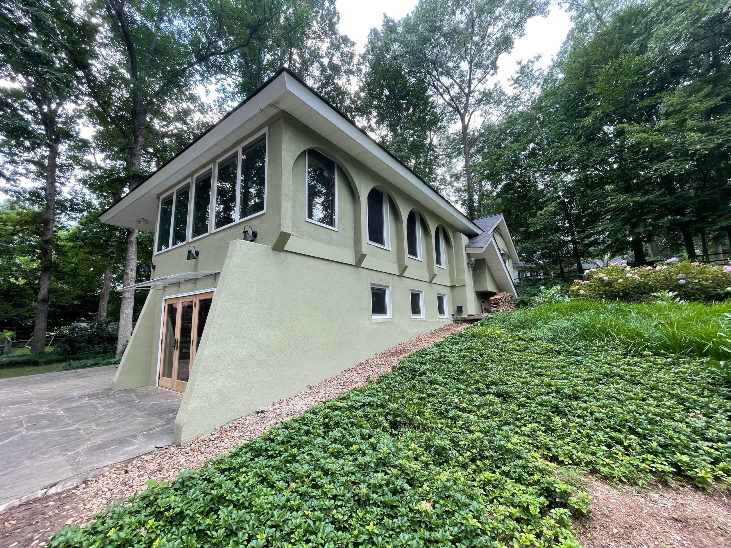 Exterior Stucco Painting and Powerwash After