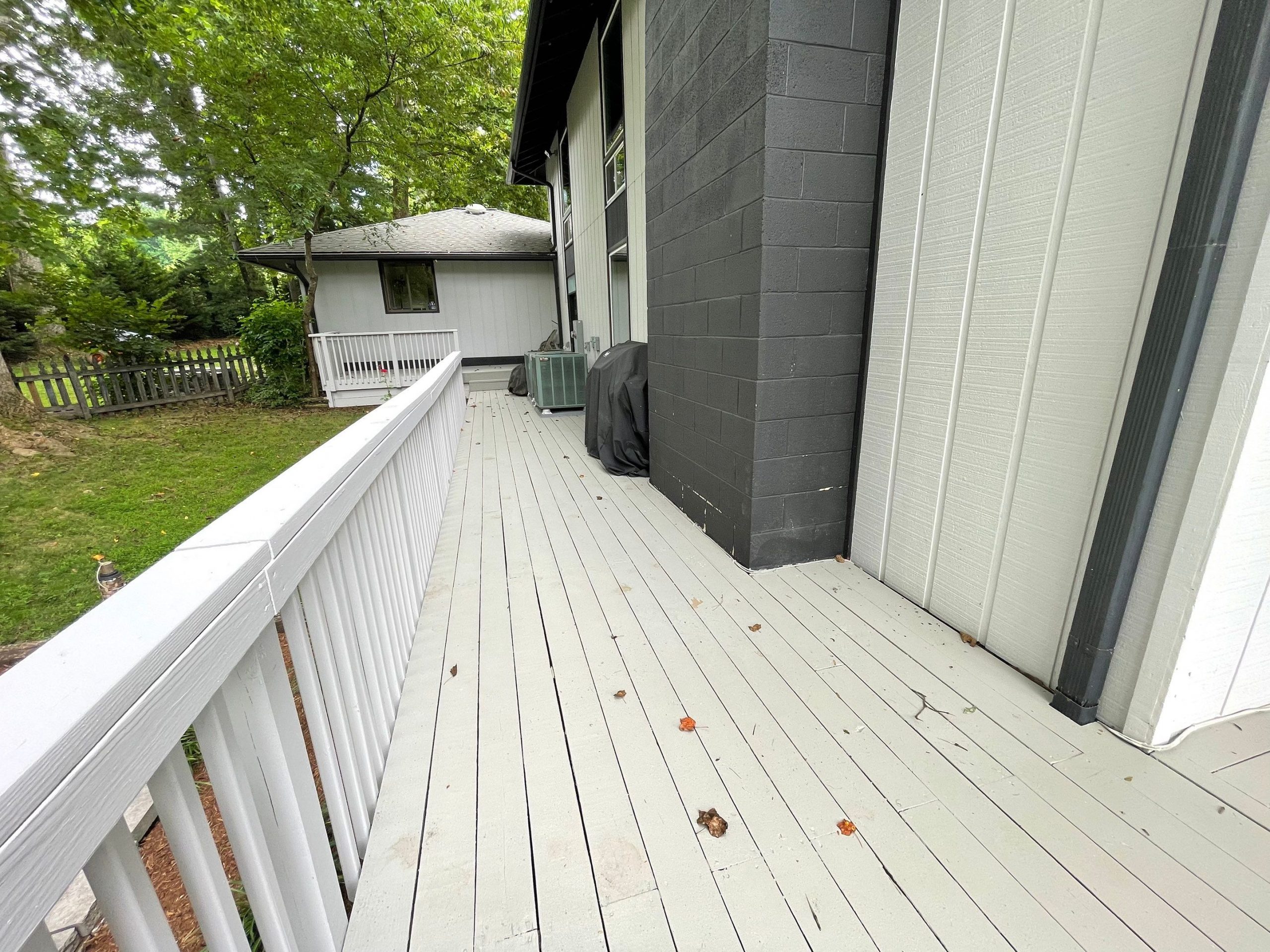 Porch Painting Project After