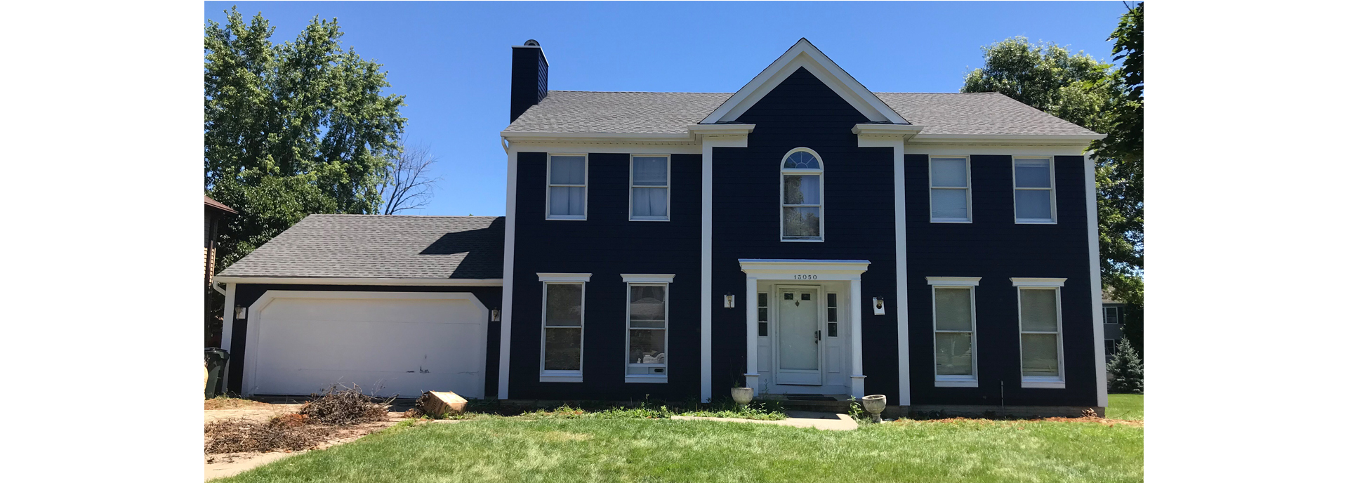 exterior house painting after