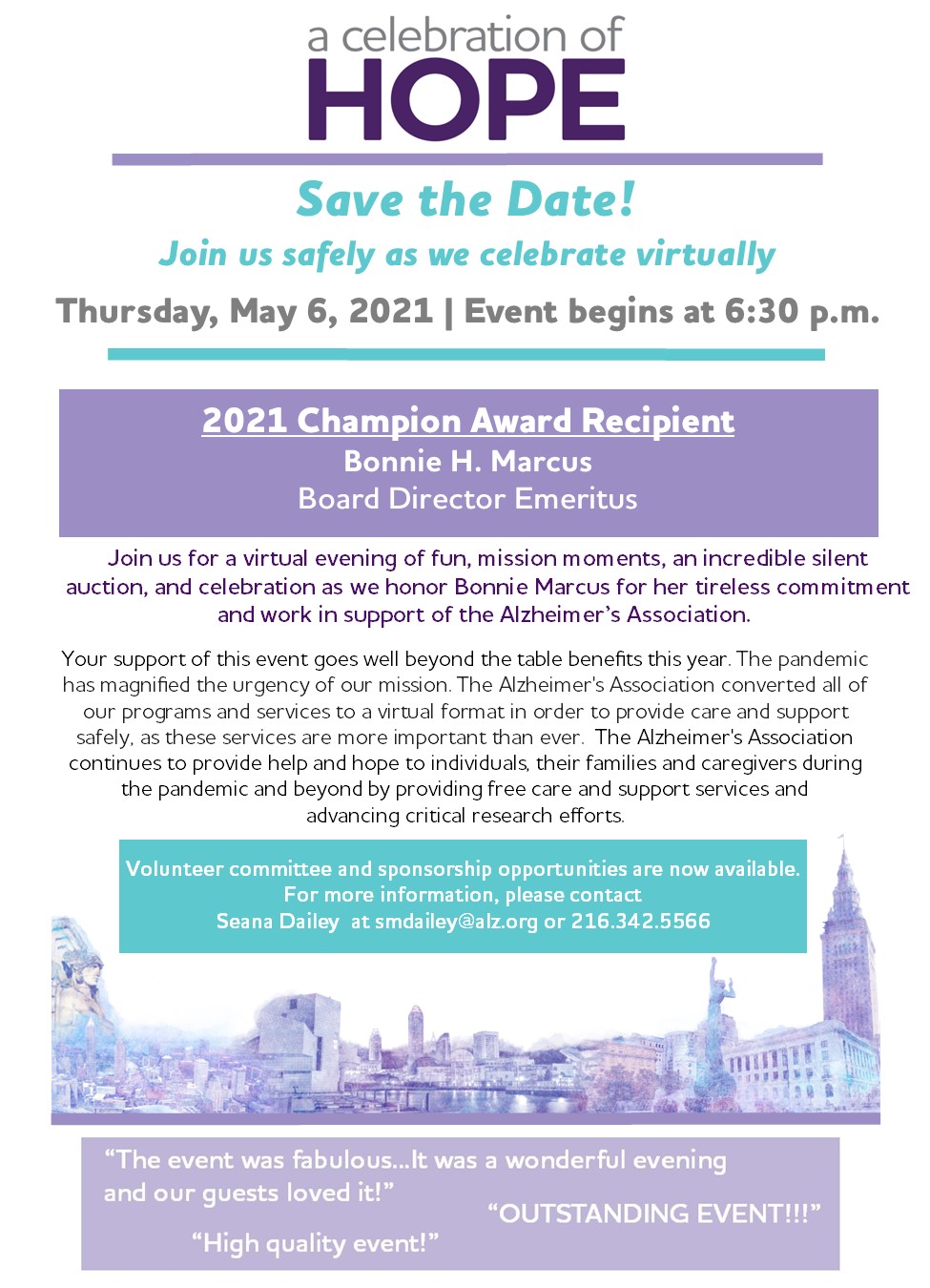 alzheimer's organization event information