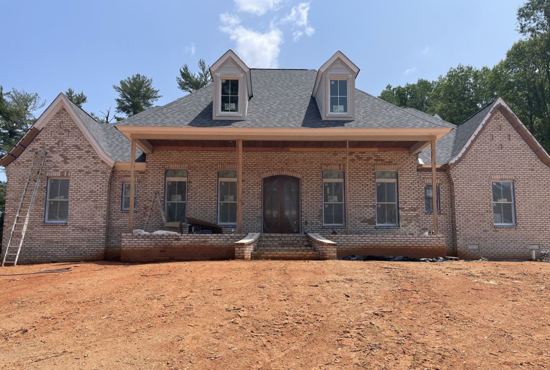 Brick Painting – White Brick Painting Before