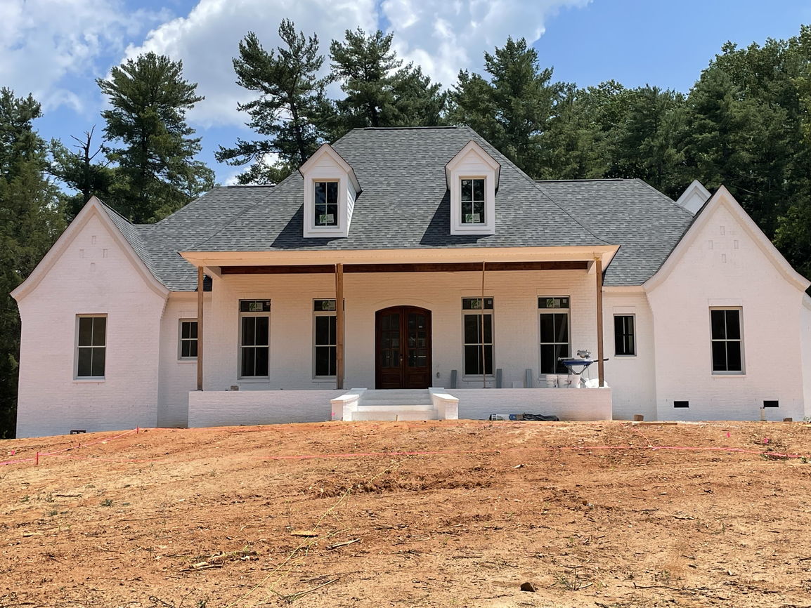 Brick Painting – White Brick Painting After