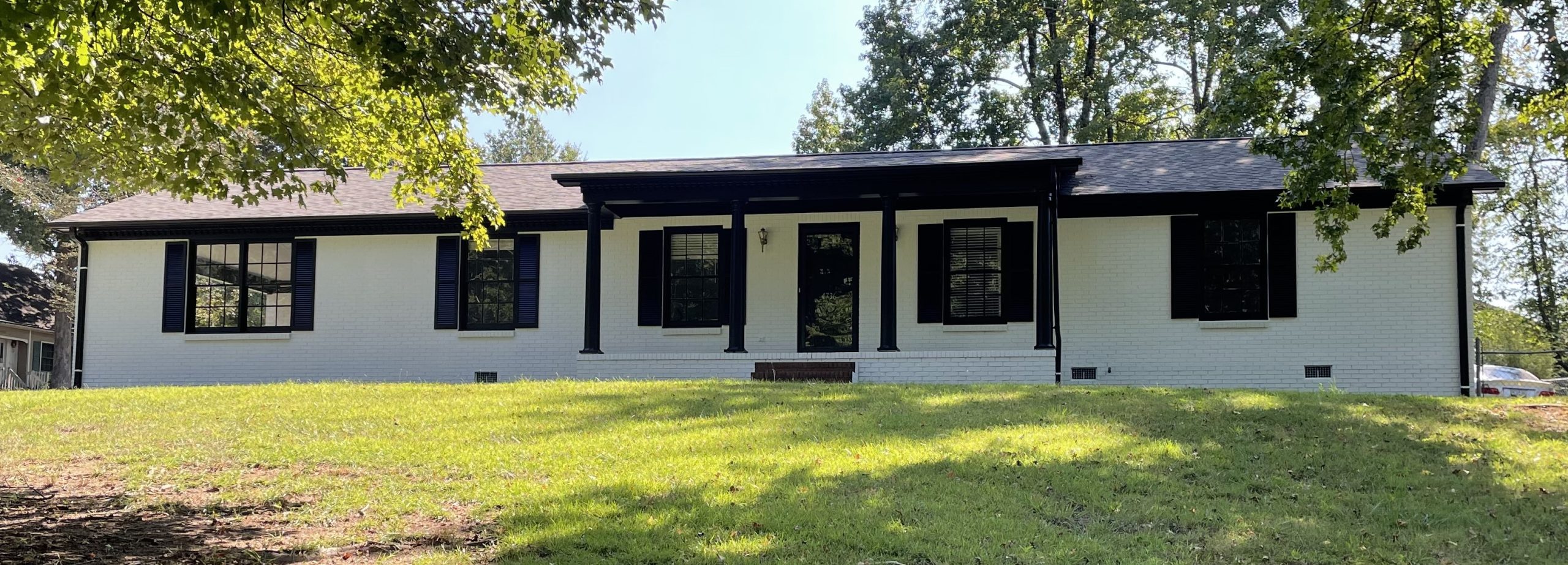 Exterior Brick Painting Before/After After