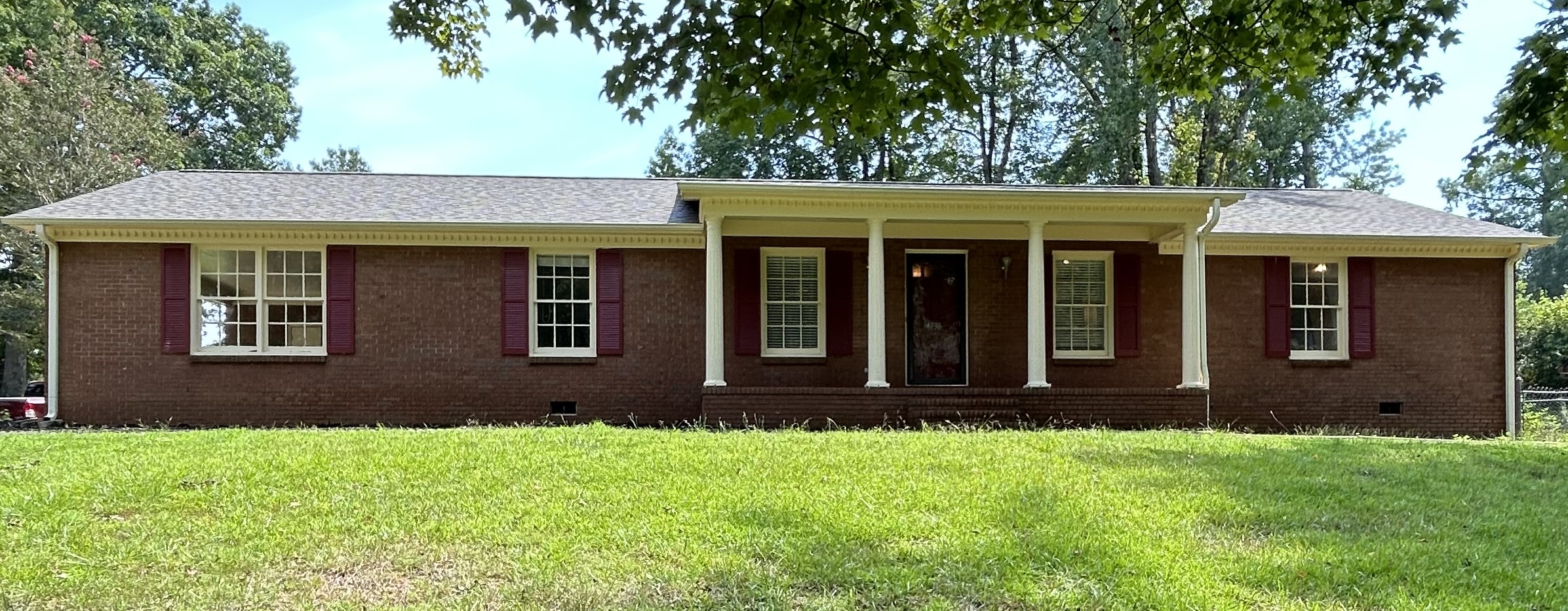 Exterior Brick Painting Before/After Before