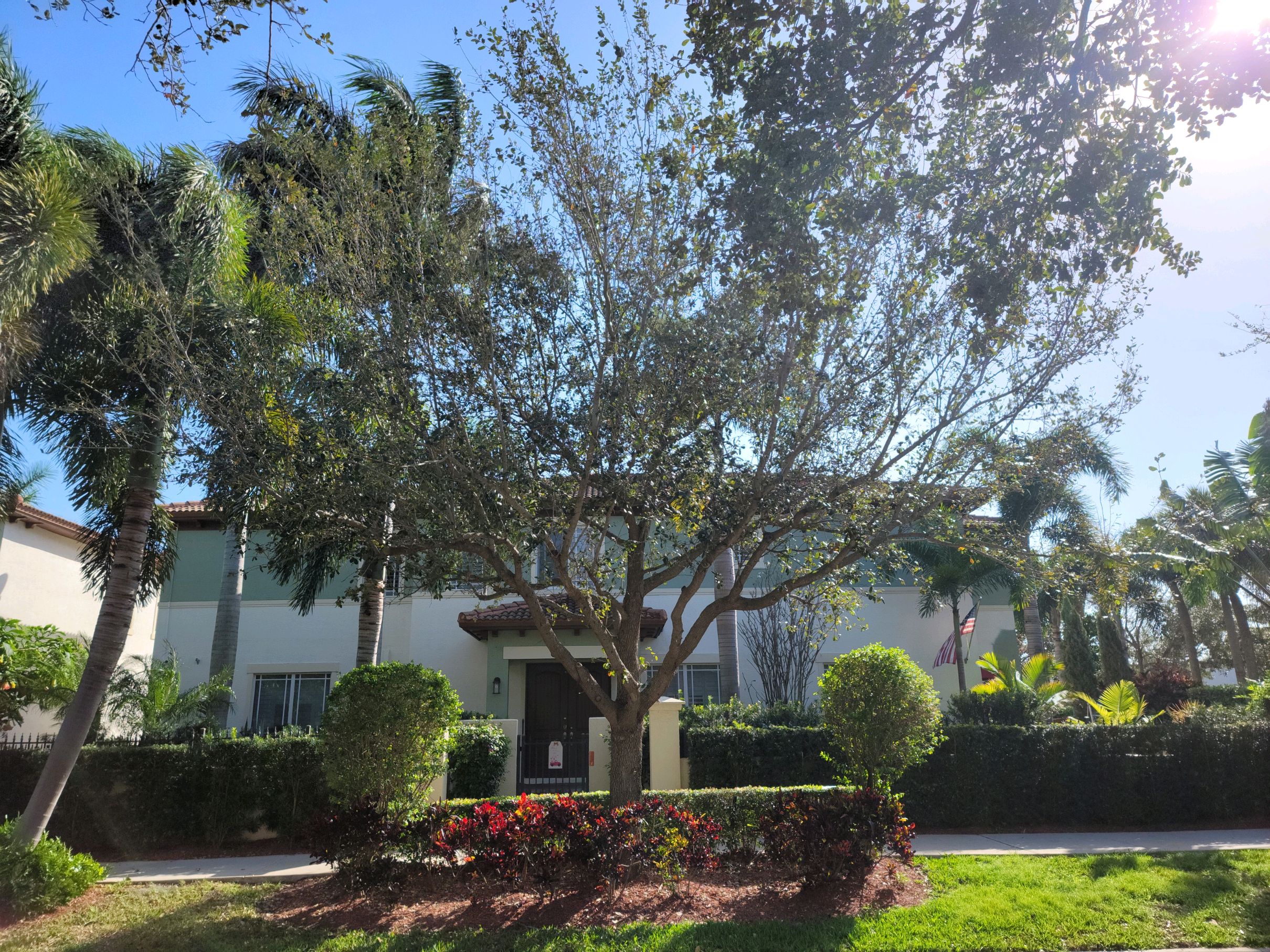 Residential Exterior Stucco Painting Before & After Before