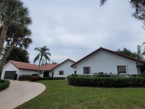 front of house painted white boca raton house painting company