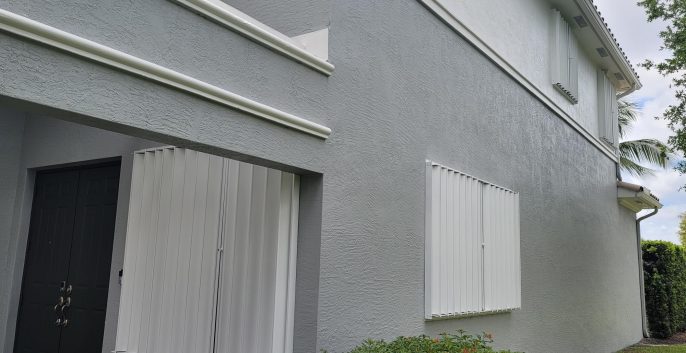 Check out our Accordion Shutters Painting